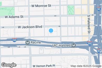 Map image of the property - 1040 W Van Buren St