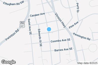 Map image of the property - 1400 Jefferson St