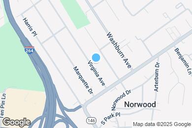 Map image of the property - 425 Virginia Ave