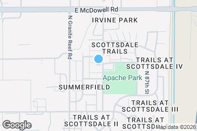 Map image of the property - 1254 N 85th Pl