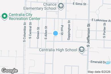 Map image of the property - 706 S Rollins St