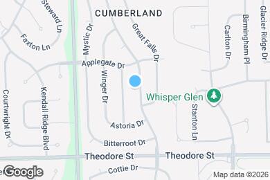 Map image of the property - 1805 Cumberland Dr