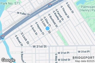 Map image of the property - 2974 S Loomis St