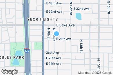 Map image of the property - 1004 E 28th Ave