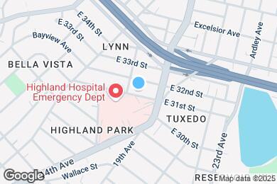 Map image of the property - 1424 E 31st St