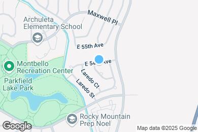 Map image of the property - 16214 E 54th Ave