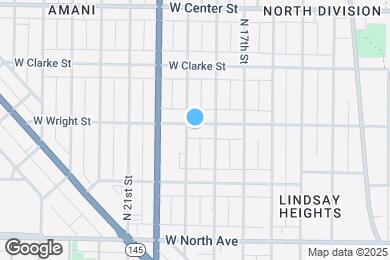 Map image of the property - 1829 W Wright St