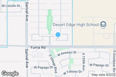 Map image of the property - 16090 W Maricopa St