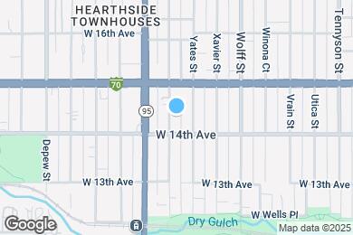 Map image of the property - 1430 Zenobia St