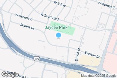 Map image of the property - Oaks at Creekside Apartments