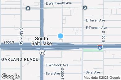 Map image of the property - 177 E 2400 S
