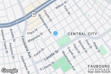 Map image of the property - 2519 Washington Ave