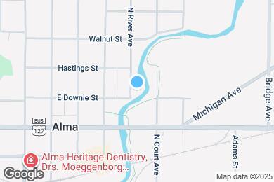 Map image of the property - 502 N River Ave