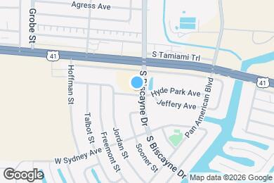 Map image of the property - 8010 Hyde Park Ave