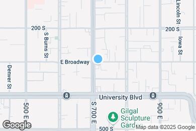 Map image of the property - Council Crest Apartments