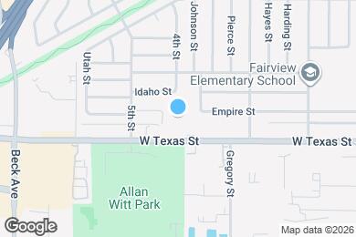 Map image of the property - 1680 W Texas St