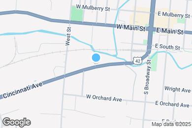 Map image of the property - 232 Cincinnati Ave