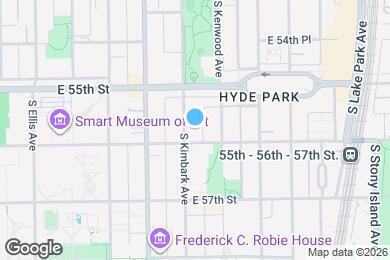 Map image of the property - 5551 S Kimbark Ave