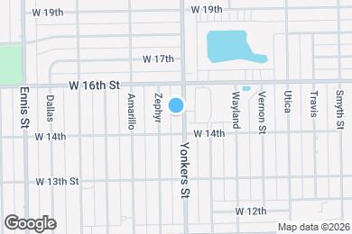 Map image of the property - 1405 Yonkers St