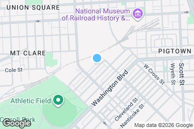 Map image of the property - 1228 Glyndon Ave