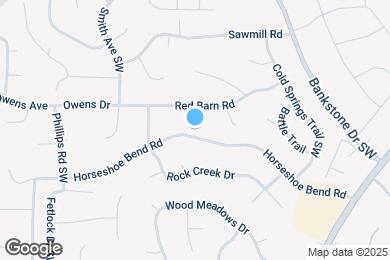 Map image of the property - 2462 Horseshoe Bend Rd SW