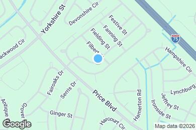 Map image of the property - 1366 Fairoaks Dr