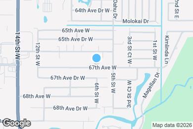 Map image of the property - 603 67th Ave Terrace W