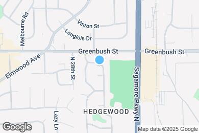 Map image of the property - 1309 Hedgewood Dr
