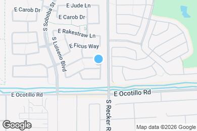 Map image of the property - 3962 E Sourwood Dr