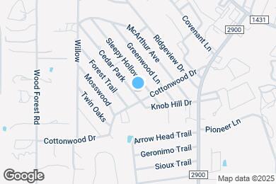 Map image of the property - 1808 Cedar Park
