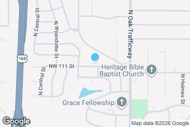 Map image of the property - 22 NE 111th St