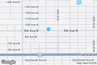 Map image of the property - 4560 9th Ave N