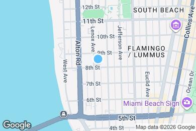 Map image of the property - 1041 8th St