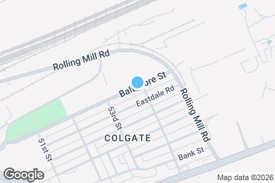 Map image of the property - 7951 Baltimore St