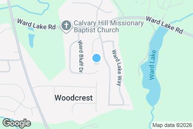 Map image of the property - 4406 Ward Bluff Ct