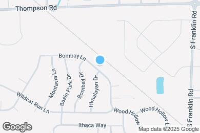Map image of the property - 7952 Bombay Ln