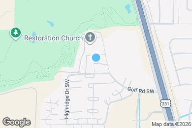 Map image of the property - 2225 Golf Rd SW