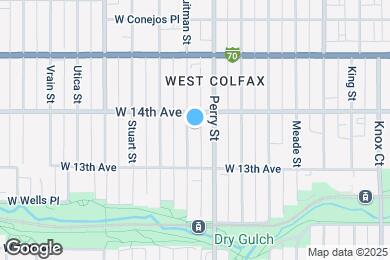 Map image of the property - 1370 Quitman St