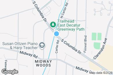 Map image of the property - 1213 Carter Rd