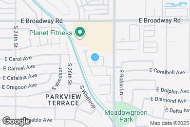 Map image of the property - 2724 E Concho Ave