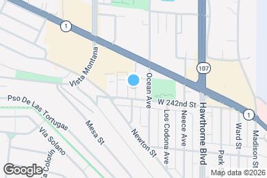 Map image of the property - Palms Garden Apartments - the Tropical Gem of the South Torrance