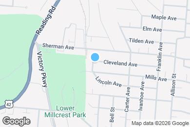 Map image of the property - 1701 Cleveland Ave