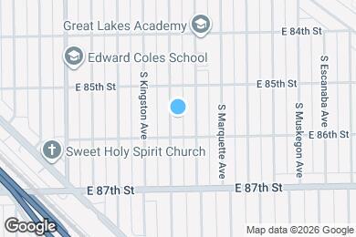 Map image of the property - 8539 S Colfax Ave