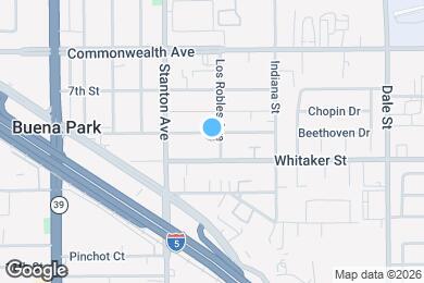 Map image of the property - 6431 Los Robles Ave
