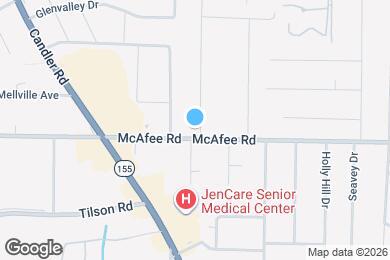 Map image of the property - 2704 McAfee Rd