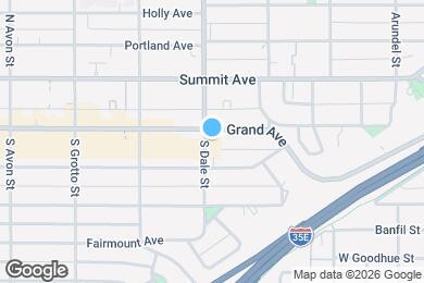 Map image of the property - 614 Grand Ave
