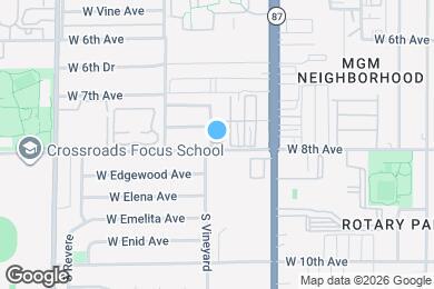 Map image of the property - 757 S Vineyard