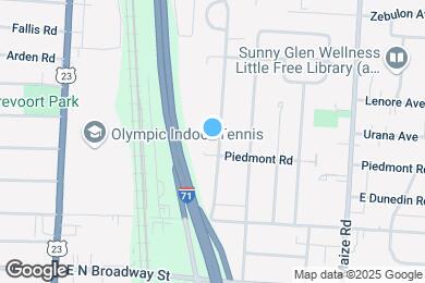 Map image of the property - 3449 Beulah Rd