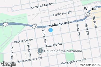 Map image of the property - 322 10th St SW