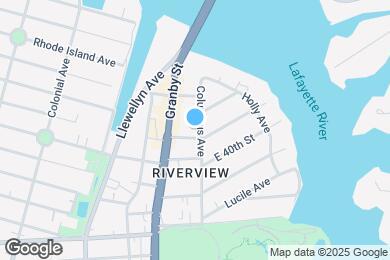 Map image of the property - 4105 Columbus Ave